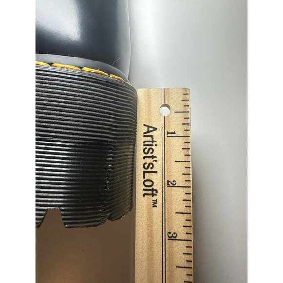 DR. MARTENS Jadon Max Black Buttero Leather Platform Ankle Boots Women's 10 - Picture 8 of 14